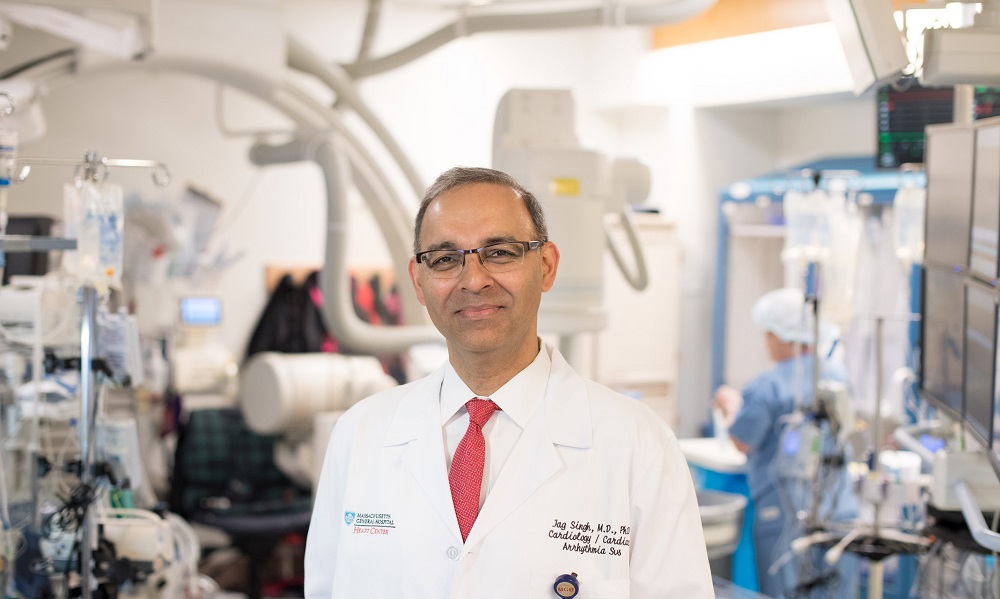 Dr. Singh of the Mass General Heart Center in the Cardiac Arrythmia lab Dr. Singh of the Mass General Heart Center in the Cardiac Arrythmia lab